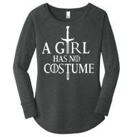 A Girl Has No Costume Women's Perfect Tri Tunic Long Sleeve Shirt