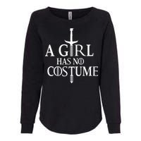 A Girl Has No Costume Womens California Wash Sweatshirt