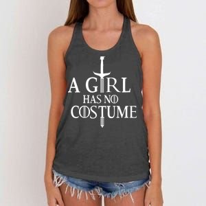 A Girl Has No Costume Women's Knotted Racerback Tank