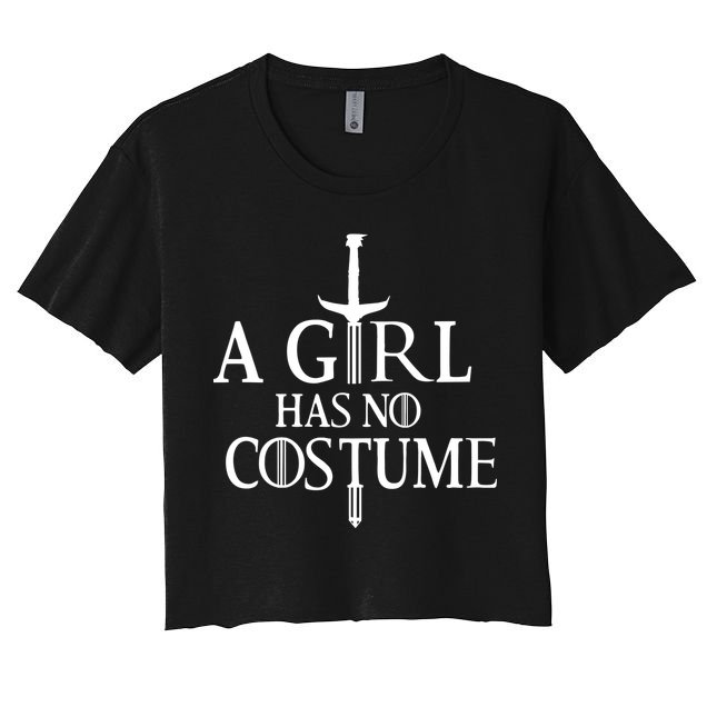A Girl Has No Costume Crop Top