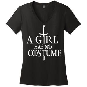 A Girl Has No Costume Women's V-Neck T-Shirt