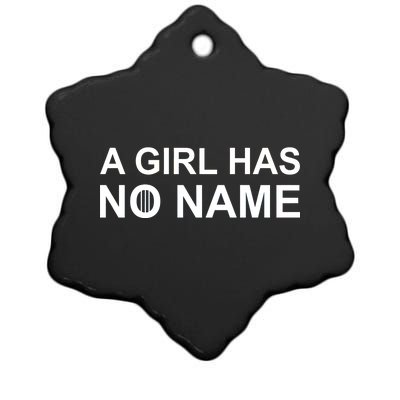 A Girl Has No Name Ceramic Star Ornament