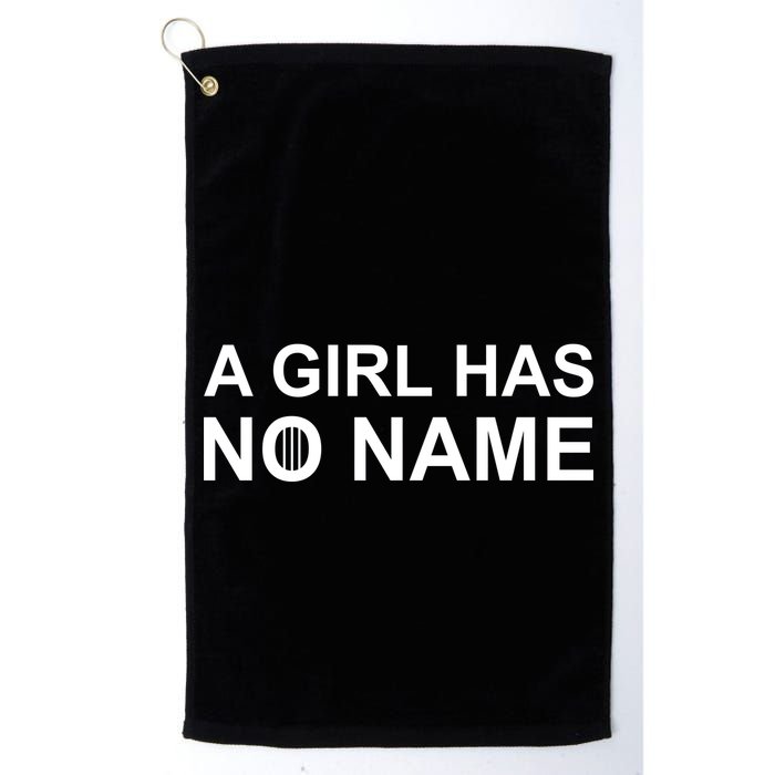 A Girl Has No Name Golf Towel