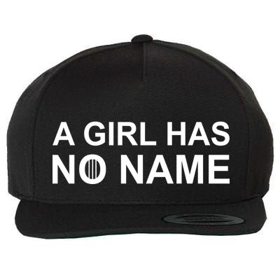 A Girl Has No Name Wool Snapback Cap