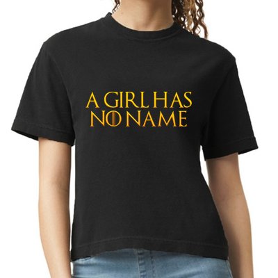 A Girl Has No Name Gold Limited Edition Comfort Colors Boxy T-Shirt
