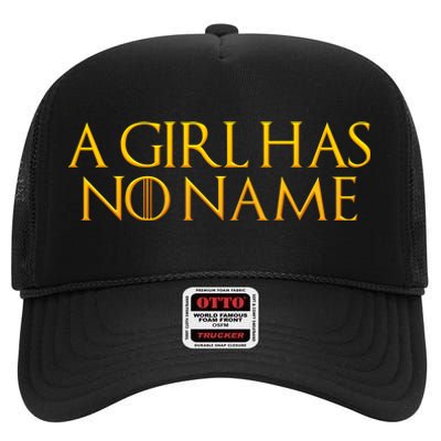 A Girl Has No Name Gold Limited Edition High Crown Mesh Back Trucker Hat