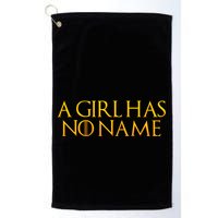 A Girl Has No Name Gold Limited Edition Golf Towel