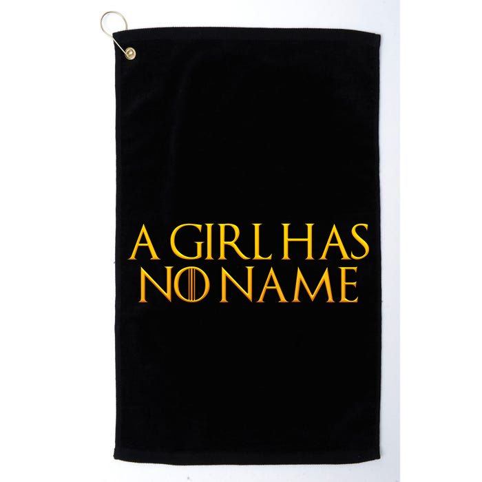 A Girl Has No Name Gold Limited Edition Golf Towel