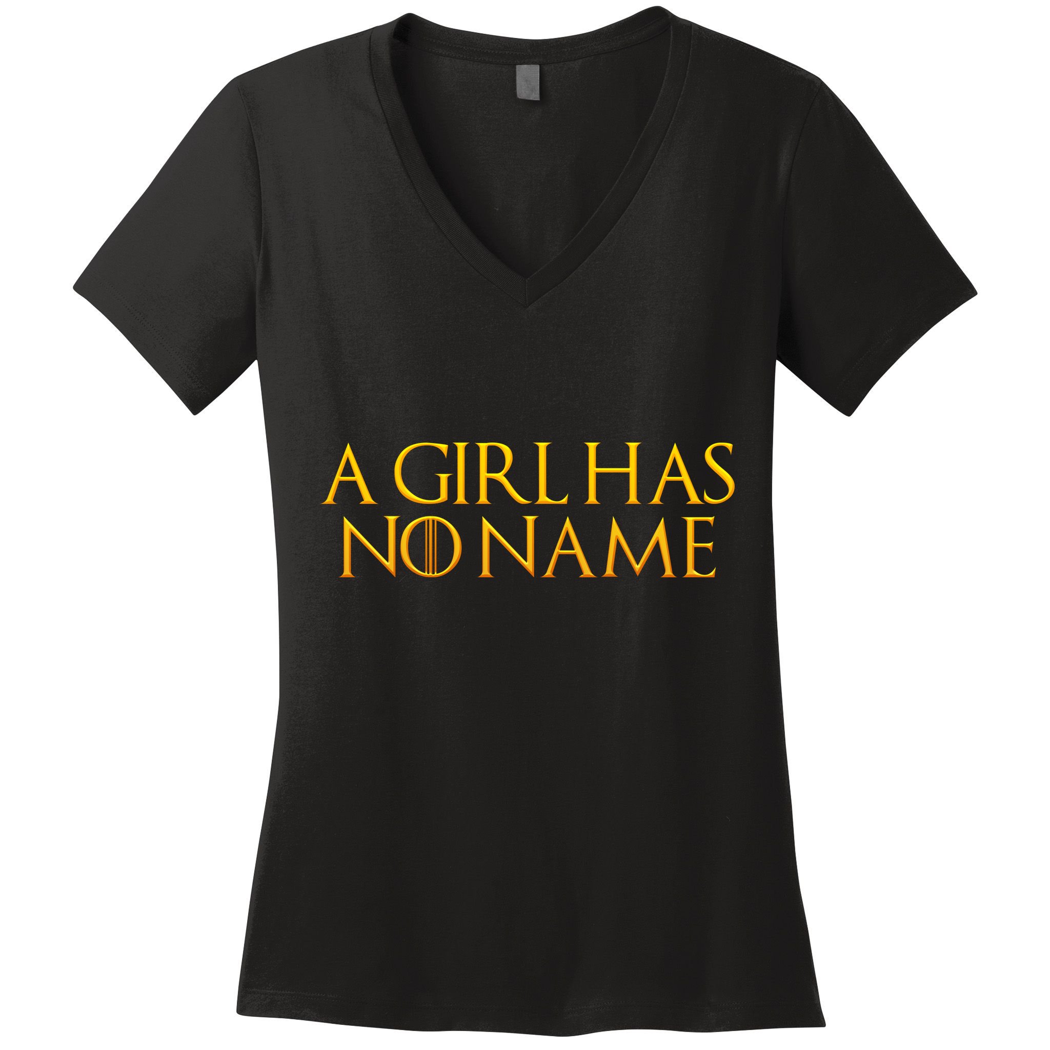 A Girl Has No Name Gold Limited Edition Women's V-Neck T-Shirt