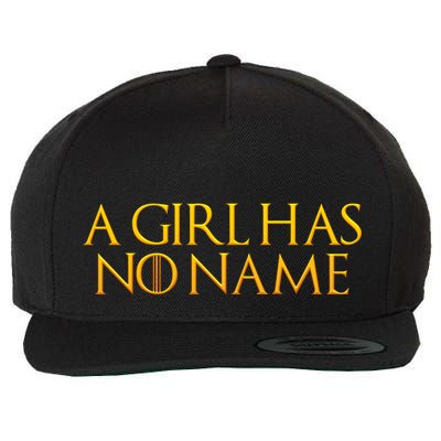 A Girl Has No Name Gold Limited Edition Wool Snapback Cap