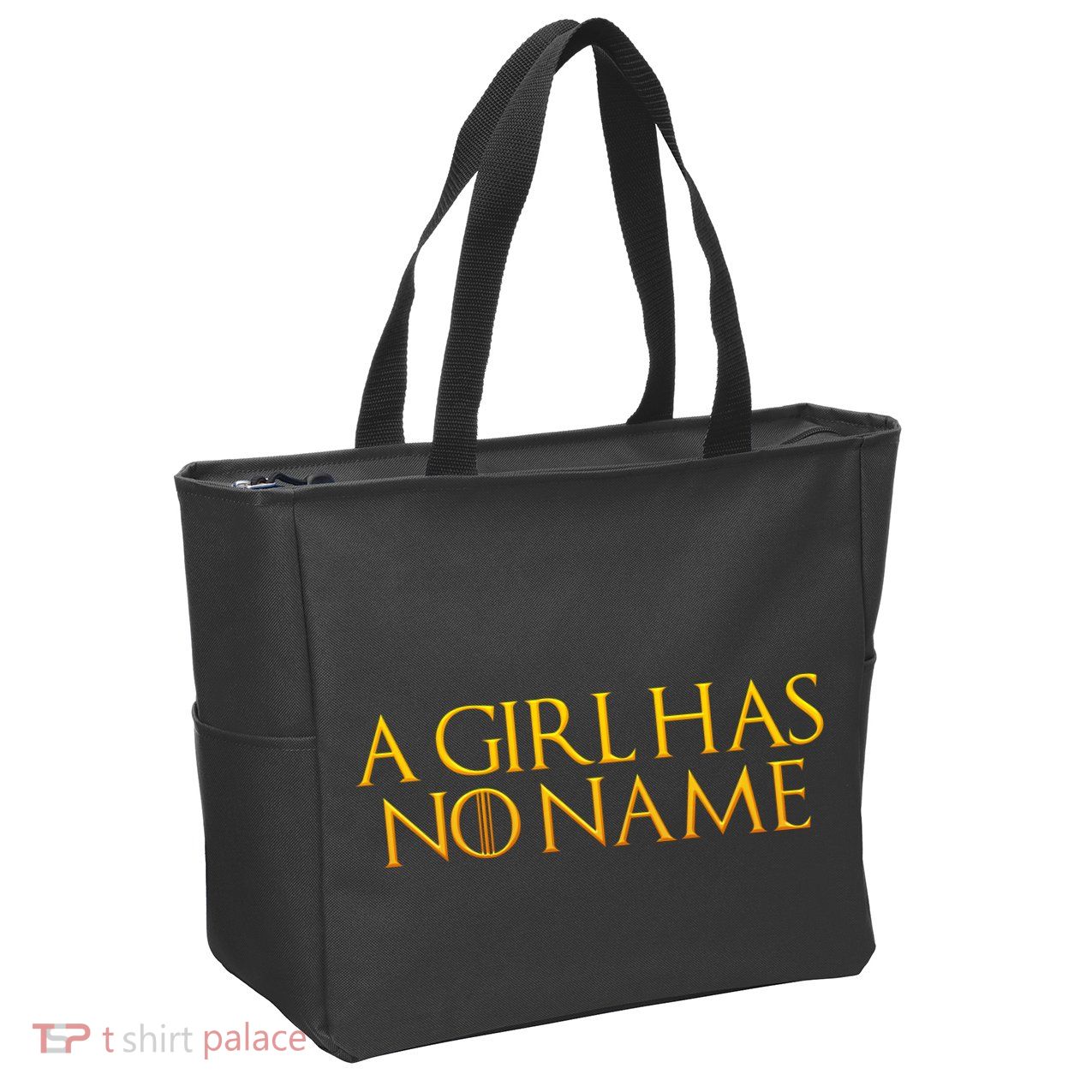 A Girl Has No Name Gold Limited Edition Zip Tote Bag