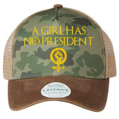 A Girl Has No President Resist Anti Trump Legacy Tie Dye Trucker Hat