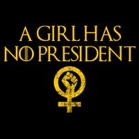 A Girl Has No President Resist Anti Trump Tall T-Shirt