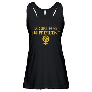 A Girl Has No President Resist Anti Trump Ladies Essential Flowy Tank