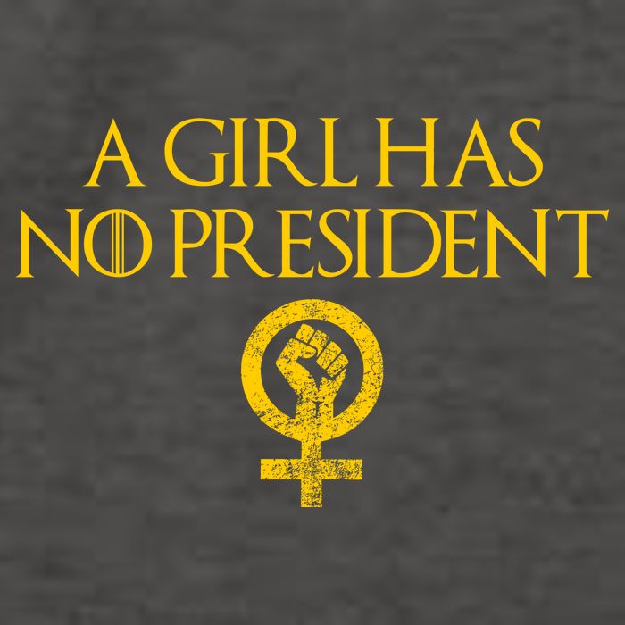 A Girl Has No President Resist Anti Trump Vector Backpack