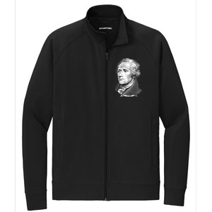 A Ham A Ham Big Face Portrait Stretch Full-Zip Cadet Jacket