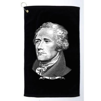 A Ham A Ham Big Face Portrait Golf Towel