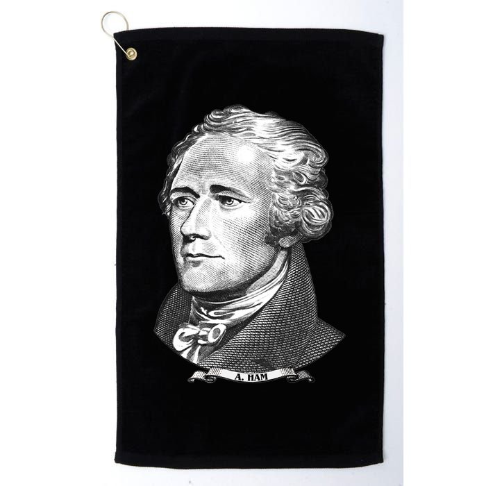 A Ham A Ham Big Face Portrait Golf Towel