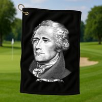 A Ham A Ham Big Face Portrait Golf Towel