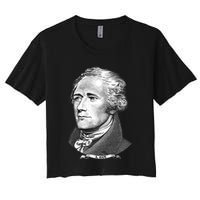 A Ham A Ham Big Face Portrait Women's Crop Top Tee