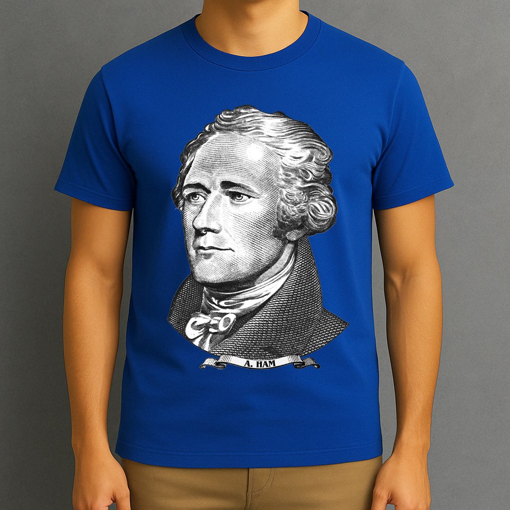 A Ham A Ham Big Face Portrait T-Shirt