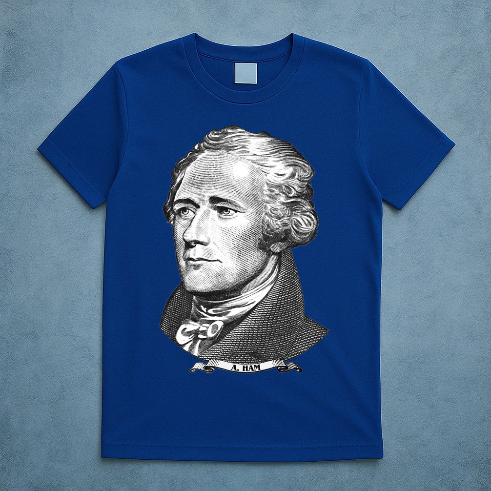 A Ham A Ham Big Face Portrait T-Shirt