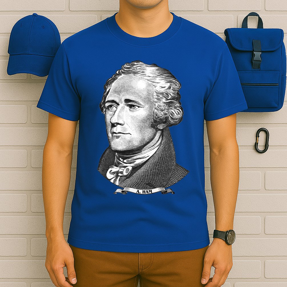 A Ham A Ham Big Face Portrait T-Shirt