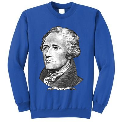 A Ham A Ham Big Face Portrait Tall Sweatshirt