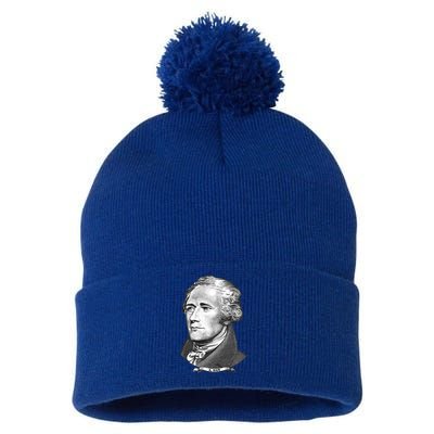 A Ham A Ham Big Face Portrait Pom Pom 12in Knit Beanie
