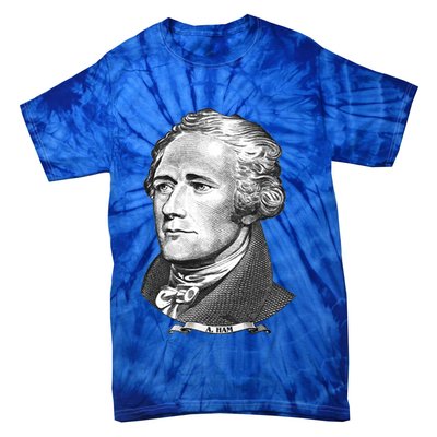 A Ham A Ham Big Face Portrait Tie-Dye T-Shirt