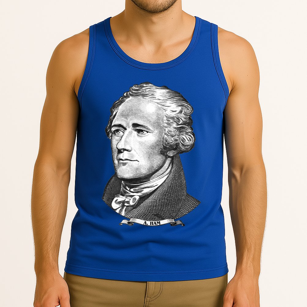 A Ham A Ham Big Face Portrait Tank Top