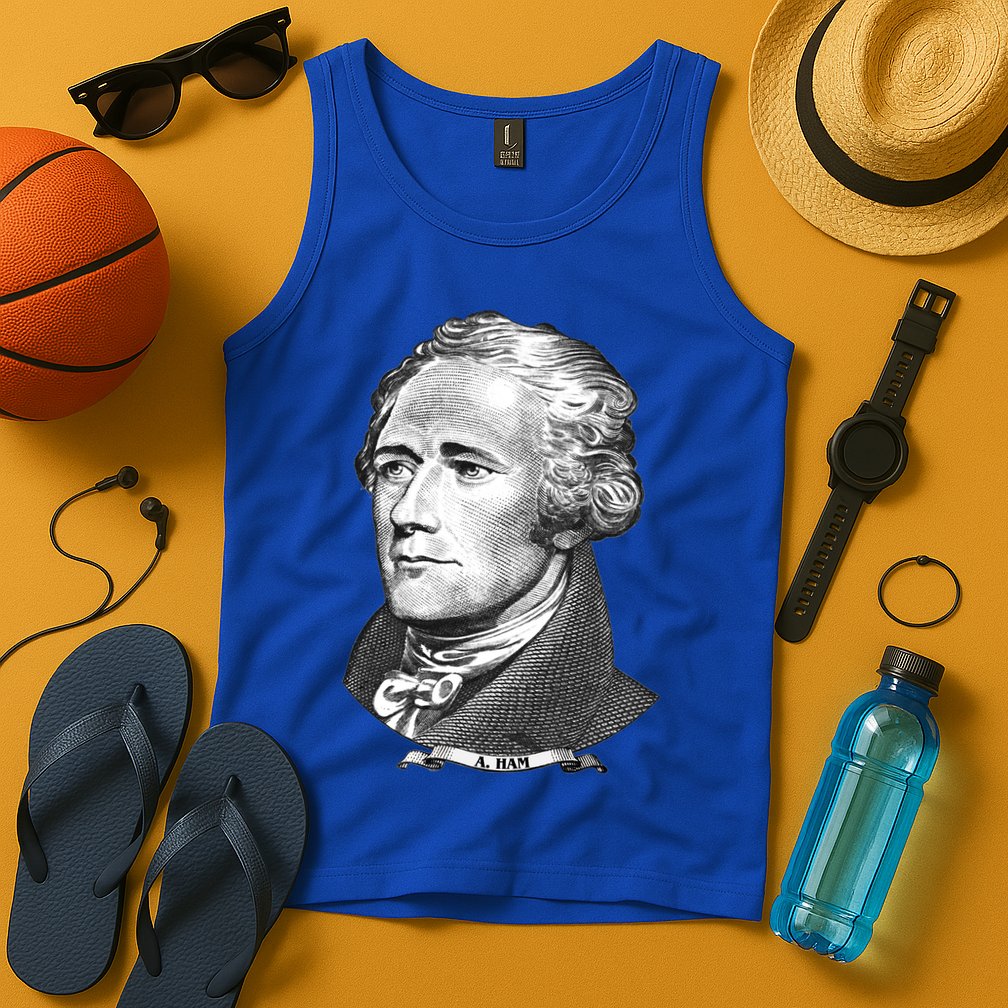 A Ham A Ham Big Face Portrait Tank Top