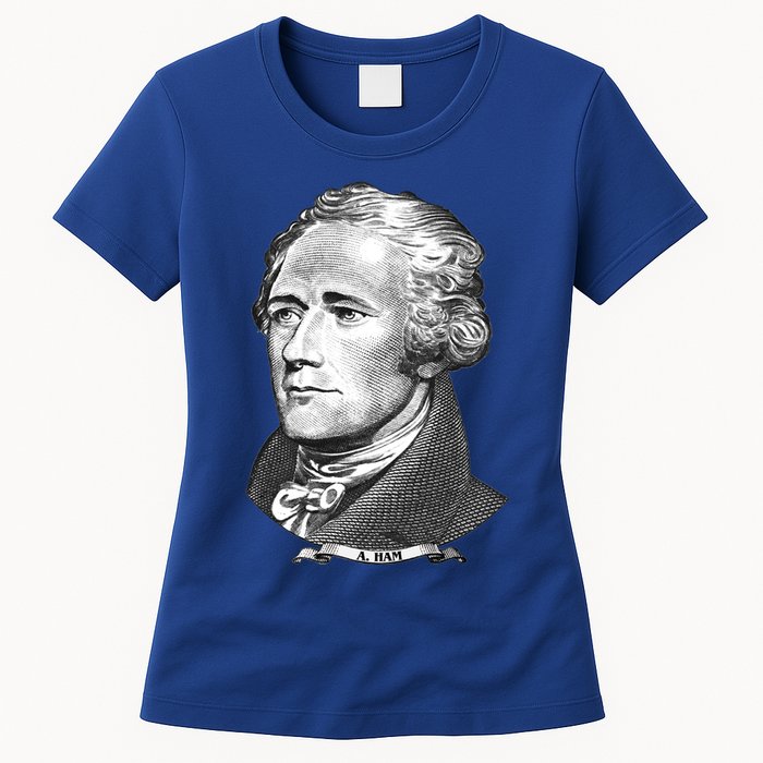 A Ham A Ham Big Face Portrait Womens T-Shirt
