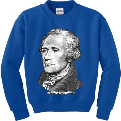 A Ham A Ham Big Face Portrait Kids Sweatshirt
