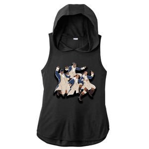 A Ham Hamilton Family Ladies PosiCharge Tri-Blend Wicking Draft Hoodie Tank