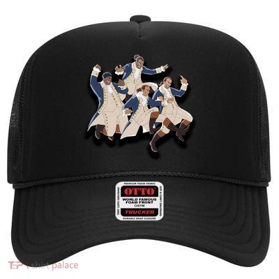 A Ham Hamilton Family High Crown Mesh Back Trucker Hat