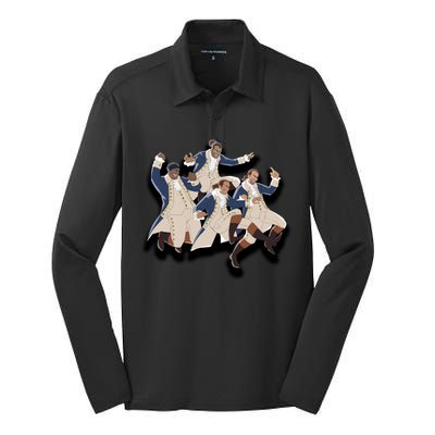 A Ham Hamilton Family Silk Touch Performance Long Sleeve Polo