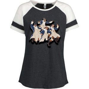 A Ham Hamilton Family Enza Ladies Jersey Colorblock Tee