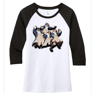 A Ham Hamilton Family Women's Tri-Blend 3/4-Sleeve Raglan Shirt