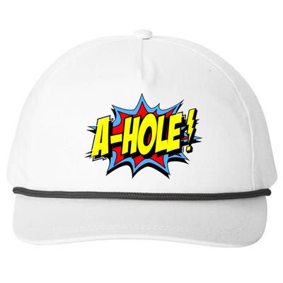 A-Hole Snapback Five-Panel Rope Hat