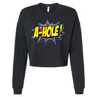 A-Hole Cropped Pullover Crew