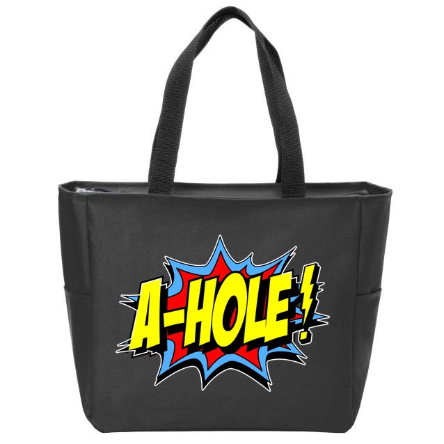 A-Hole Zip Tote Bag
