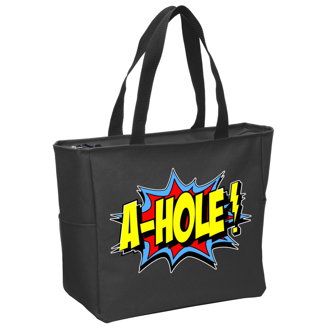 A-Hole Zip Tote Bag