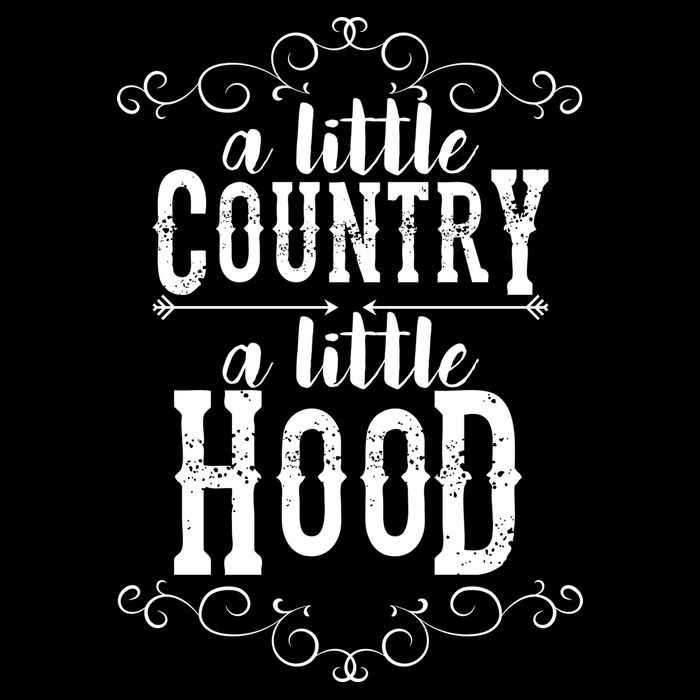 A Little Country A Little Hood Button