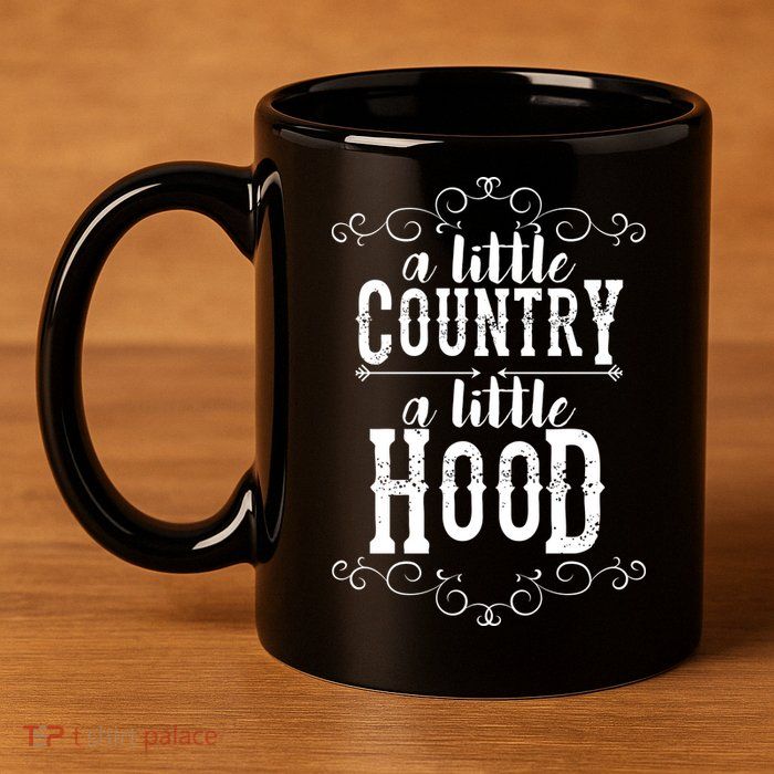 A Little Country A Little Hood 11oz C Handle Ceramic Mug