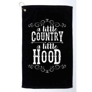 A Little Country A Little Hood Platinum Collection Golf Towel