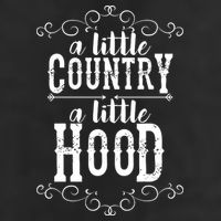 A Little Country A Little Hood Golf Towel