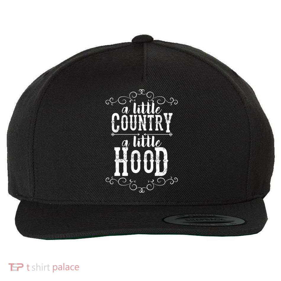 A Little Country A Little Hood Wool Snapback Cap