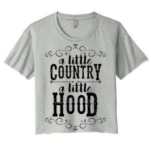 A Little Country A Little Hood Women's Crop Top Tee