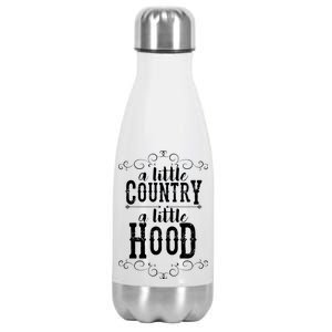 A Little Country A Little Hood Stainless Steel Insulated Water Bottle